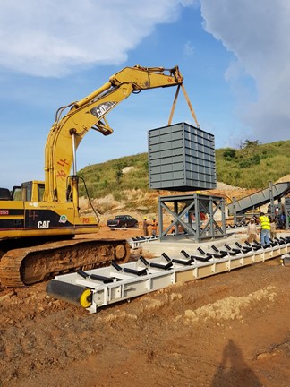 Surge tunnel installation